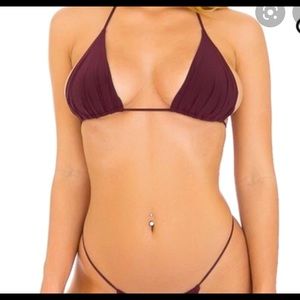 Disruptive youth mili bikini top and bottom